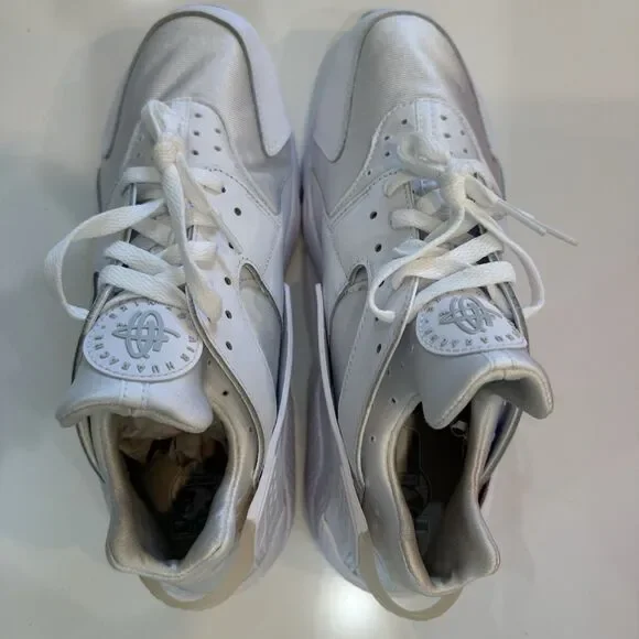 Men’s size Size 10- Nike Air Huarache Triple White Brand new